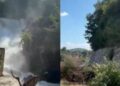 Shembet kanali vaditës në Elbasan, bllokohet prej orësh aksi drejt Cërrikut, uji e dherat vërshojnë në rrugë!