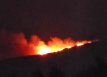 Vatër zjarri në malin e Shashicës në Vlorë, era favorizon flakët, terreni i vështirë për ndërhyrje!
