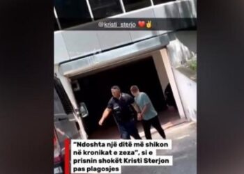 E kaluara e errët e Kristjan Sterjos që vrau shokun e fëmijërisë! Zbulohen pamjet që i filmuan miqtë pas lirimit për plagosjen me thikë (VIDEO)
