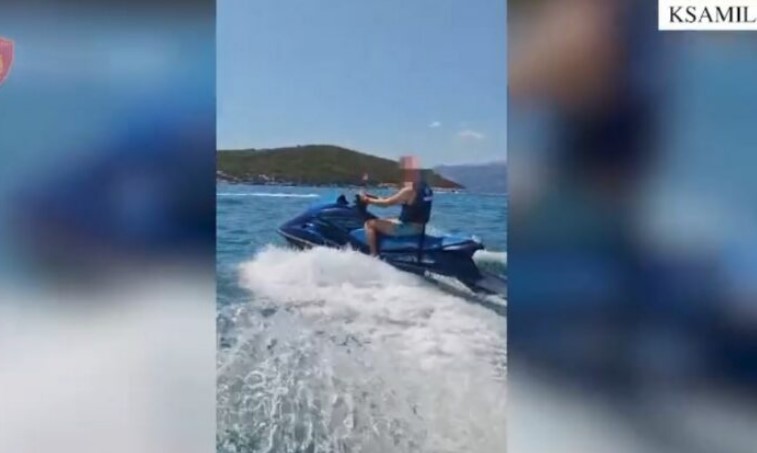 Rrezikoi jetën e pushuesve te plazhi i  Tre ishujve  në Ksamil  Policia bllokon mjetin  Jet Ski  dhe gjobit pronarin me 500 mijë lekë 