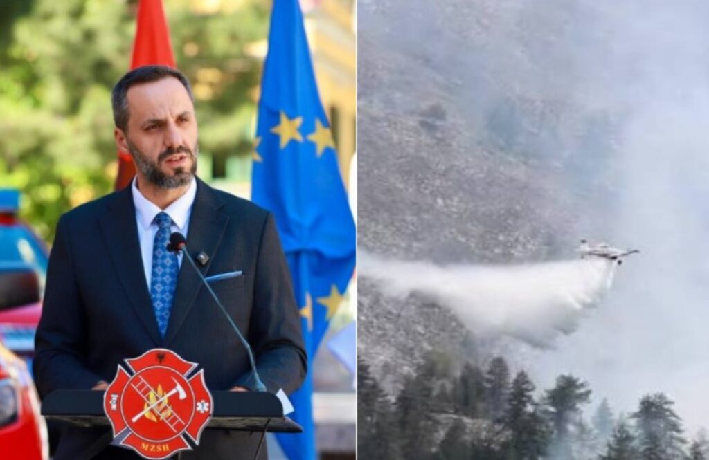 “Piromanët para drejtësisë, të ndëshkohen ashpër”- Lamallari thirrje Prokurorisë për të hetuar zjarrvënësit: Luftë nga ajri dhe toka për të shuar flakët