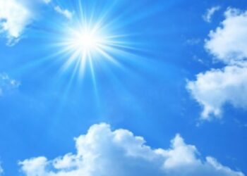 E diel me mot të kthjellët dhe temperatura të larta