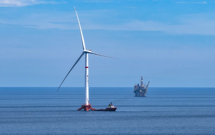 Vihet në funksionim platforma e parë lundruese  me këmbë të tendosura  në botë për energjinë e erës me kapacitet 16 MW