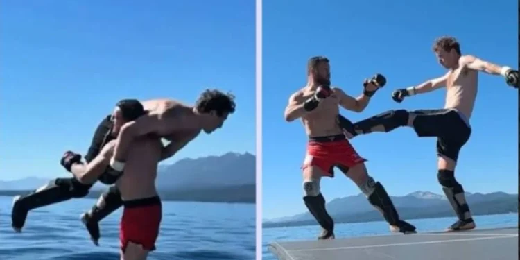 Dueli mbi ujë/ Momenti kur Zuckerberg sfidon kampionin e UFC-së dhe përfundon në Liqenin Tahoe