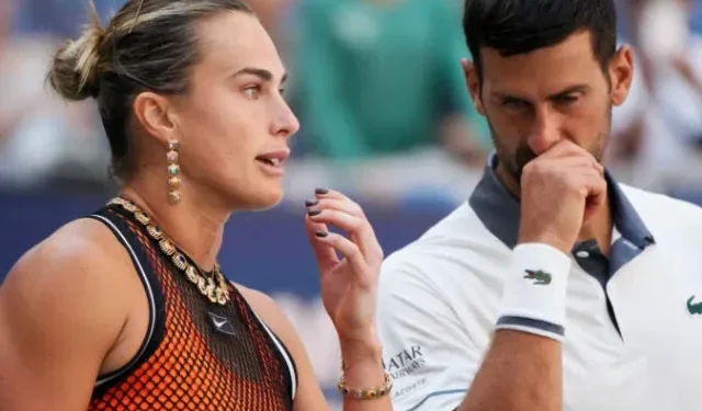 Sabalenka shkëlqen në US Open me bizhuteri luksoze: 127 karat safirë, turmalina e granatë