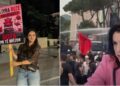 Plas mes organizatorëve! Gazetarja ironizoi protestën, aktivistët “i sulen”: Negativitet! Po merrni në qafë popullin…