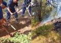 Zjarret përfshijnë Dibrën! Tre vatra vijojnë aktive, flakët pranë banesave, rrezik për përhapje drejt Matit