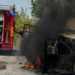 Zjarr masiv drejt fshatrave Labovë në Gjirokastër, flakët nisën nga një automjet e u përhapën nga erërat e forta