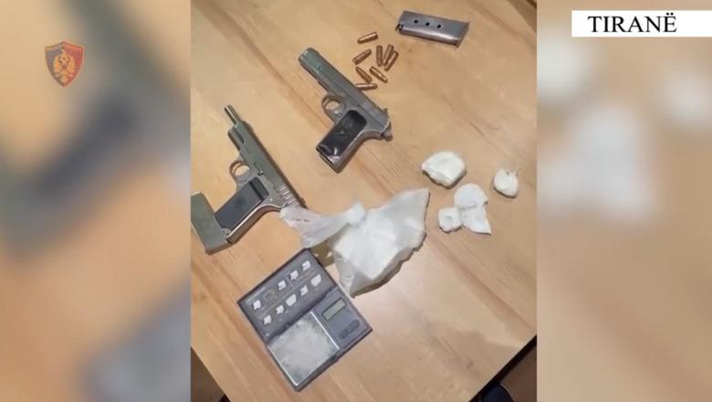  Shkolla të pastra  në Tiranë  28 vjeçari në pranga  235 doza kokainë dhe 2 pistoleta sekuestruar