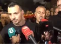 “Besojmë në pafajësinë e çlirimtarëve”/ Djali i Hashim Thaçit dhe ai i Kadri Veselit krah njëri-tjetrit në protestë