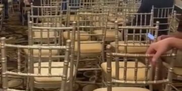 Vizita e Berishës në SHBA, salla ku mbajti fjalimin shfaqet thuajse bosh (VIDEO)