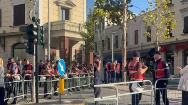 Masa të shtuara sigurie para Kuvendit  vendosen gardhe metalike dhe bllokohen disa rrugë