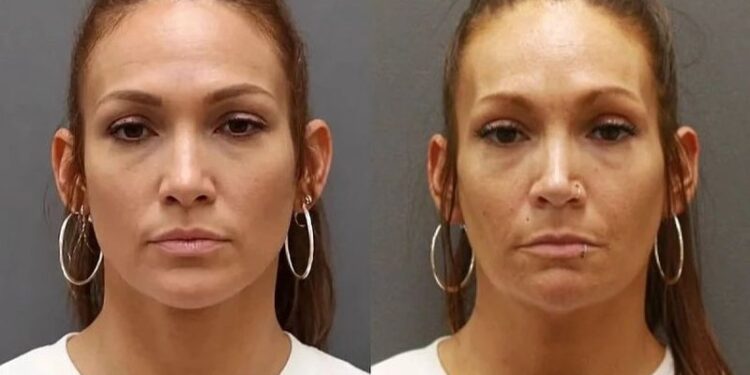 35-vjeçarja arrestohet për vjedhje dhe bëhet virale për ngjashmërinë e 'frikshme' me divën e muzikës pop, Jennifer Lopez! -