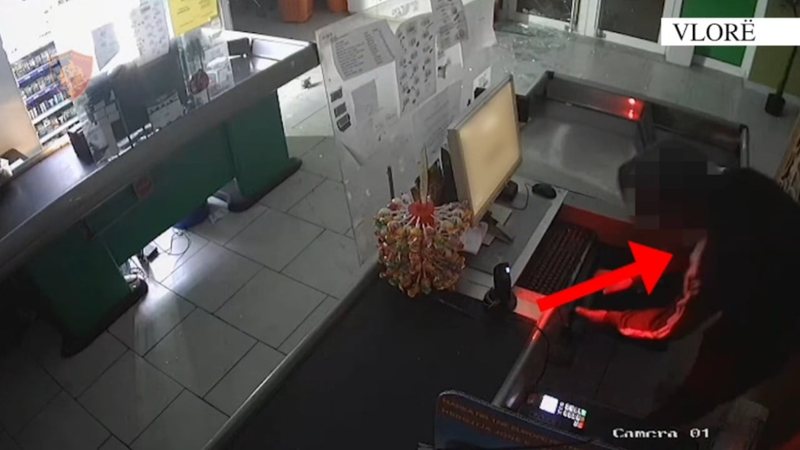 Vlorë  Vodhi kasën e supermarketit pasi theu xhamin  arrestohet 32 vjeçari