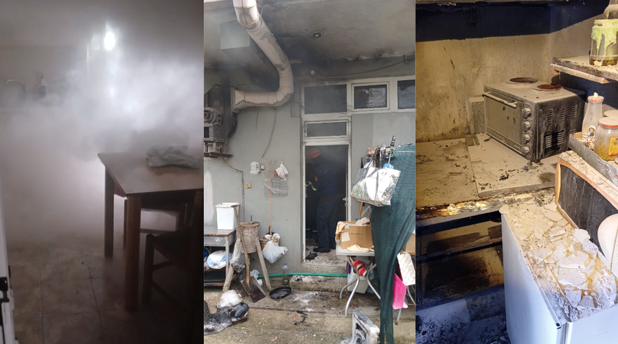 Zjarr në një hotel në Gjirokastër  forcat zjarrfikëse në terren