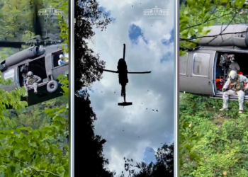 VIDEO | Turisti ra në humnerë në Shkodër, shpëtohet pas ndërhyrjes me helikopter