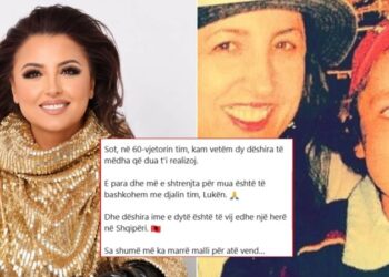 Dy dëshirat e mëdha në 60 vite jetë, e mrekullueshmja Parashqevi Simaku në ditën e veçantë: Sa e dua urimin tënd biri im, më riktheni një herë në Kavajë