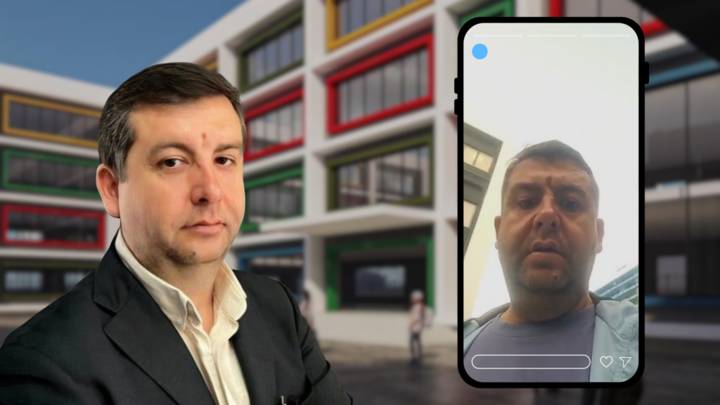 VIDEO  47 vjeçari që dha alarmin për bombë te  Emin Duraku  filmoi veten  Të shohim për sa do vijë Policia 