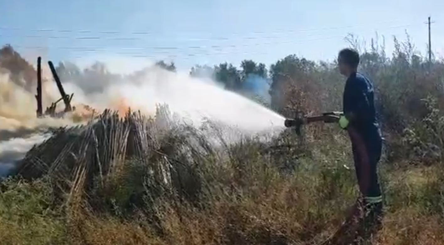 Zjarri përfshin fshatin Delisuf në Vlorë  zjarrfikësit dhe banorët në operacion për shuarjen e tij