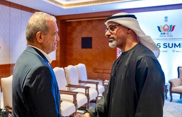 Samiti BRICS, udhëheqësit e Emirateve të Bashkuara Arabe dhe Iranit takohen për herë të parë që nga nisja e luftës -