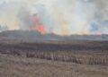 VIDEO/ Zjarr i përmasave të mëdha pranë varrezave të Vlorës, flakët rrezikojnë banesat, ndërhyjnë forcat zjarrfikëse
