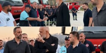 “Dëmshpërblim për të prekurit”/ Rama takon banorët pas flakëve në Himarë: Çfarë s’na vret na bën më të fortë!
