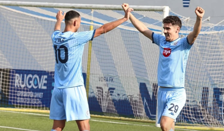 Dinamo  shkërmoq  Partizanin në derbi  6 gola në Vorë  Blutë triumfojnë 4 2 ndaj të kuqve
