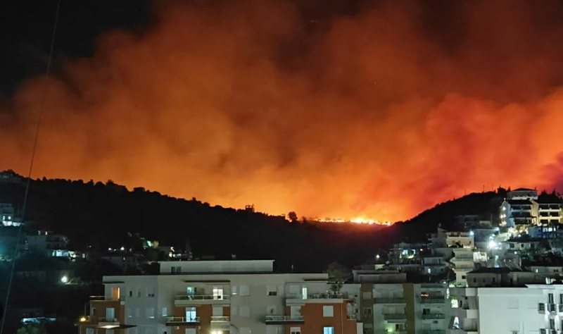 Zjarri në Himarë  Tavo  Po punojmë për normalizimin e situatës pas flakëve  vijon evidentimi i dëmeve
