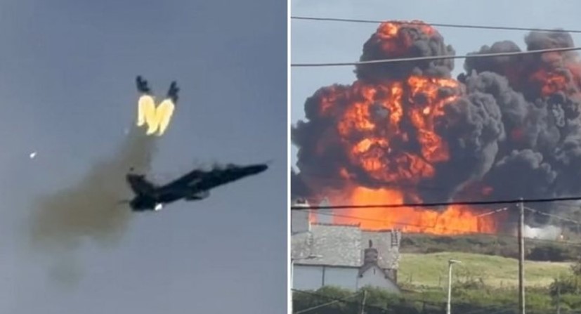 Rrëzohet avioni stërvitor i Forcave Ajrore Britanike në Uells  dy pilotë të plagosur