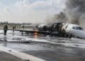 Avioni privat i miliarderit turk del nga pista dhe merr flakë në Libi, pezullohen fluturimet, kaos në aeroport!