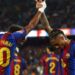 Barcelona e pandalshme, luan ‘tenis’ me Racing dhe mban kryesimin e renditjes! Spektakël i dyshes Lamine-Raphina