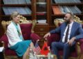 Bardhi takohet me VanHorn në Kryesinë e Kuvendit: SHBA aleat i çmuar dhe strategjik i Shqipërisë!