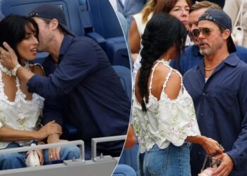 Brad Pitt dhe Ines de Ramon “ndezin” turneun US Open, përqafime dhe puthje romantike