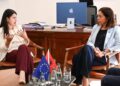 Ambasadorja e BE takohet me ministren Pirdeni: Rikonfirmojmë angazhimin e plotë të Brukselit për të mbështetur Shqipërinë