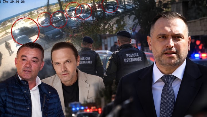 Dy truprojat e ministrit në përplasjen e biznesmenëve në Vlorë  Reagon Nufi  Nuk janë badigardë por Policë Ushtarakë  U pezulluan  përgjegjësia personale
