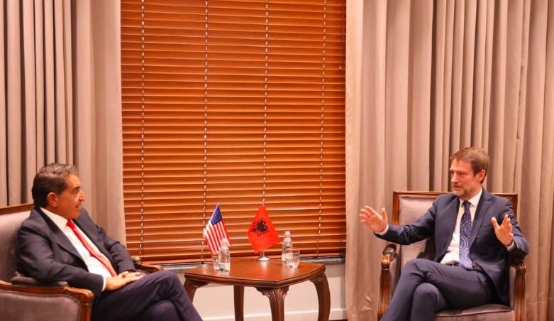Ministri Hoxha takon të Dërguarin Special të Trump  Shqipëria dhe SHBA  angazhim për thellimin e partneritetit strategjik 