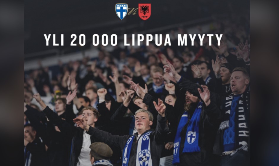 Liga e Kombeve  Finlandë Shqipëri përballje direkte për kreun e grupit  shiten mbi 20 mijë bileta 