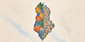 Historia e ndarjes territoriale, që nga Pavarësia
