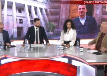 “Je njësh me kryeministrin”, Artan Hoxha përplaset me Eugen Beçin për pagat e magjistratëve: Po gënjen sy më sy… (VIDEO)