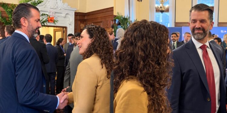 Osmani në New York, takon djalin e Trumpit -