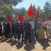 Një grup protestuesish mblidhen te Kryesia e Kuvendit dhe i paraprijnë mbledhjes së Konferencës së Kryetarëve dhe seancës parlamentare