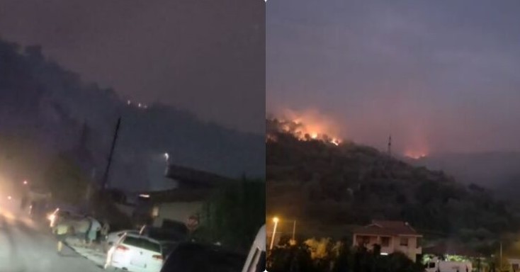 Rëndohet situata nga zjarret në Levan  digjen shtëpi  asfiksohen 3 persona  Edhe ambulanca në vendngjarje  vijon lufta nga toka dhe ajri