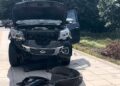 VIDEO/ Arratisja e shqiptarit në Greqi, edhe një i dytë tentoi por u ndalua! Ky është automjeti i aksidentuar i autorëve! Gjendet dhe arma, zbulohen pamjet