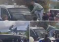 VIDEO / Dënimi i ish-krerëve të UÇK, shqiptarët revoltë në Hagë, sulmojnë makinat e policisë! Protestë edhe para EULEX