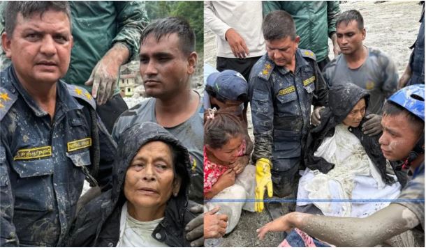 Mrekulli në Nepal  64 vjeçarja gjendet e gjallë pas më shumë se 10 ditësh nën baltë