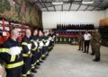 Ministri Nufi viziton Bazën e Emergjencave Civile në 39-vjetorin e krijimit: Mbi 1500 efektivë dhe 54 operacione për shuarjen e zjarreve!