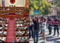 Brenda Kuvend, jashtë protestë! Qytetarët grumbullohen në akset para Parlamentit, polica me gardh metalik! Debate në seancë