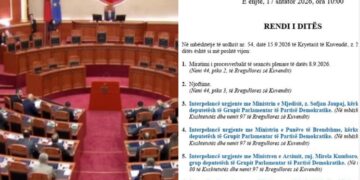 Nga interpelancat me 5 ministra, tek votimi i draftit për pagat e magjistratëve! Çfarë pritet në seancën e së enjtes në Kuvend, zbardhet rendi