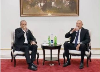 VIDEO/ Në samit me “ujë me vete”! Frika nga helmimi? Presidenti i Azerbajxhanit befason në Bishek, batuta e Pezeshkian: E solle për veten, jo për ne!