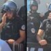 Polici i Kosovës përlotet pas vendimit të Hagës, protestuesit i japin flamurin e UÇK-së
